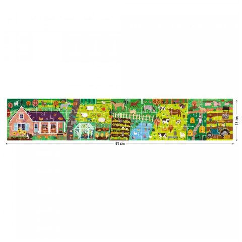 Headu Puzzle and Stickers The Farm (Çiftlik Çıkartmalı Yapboz) 3-6 Yaş