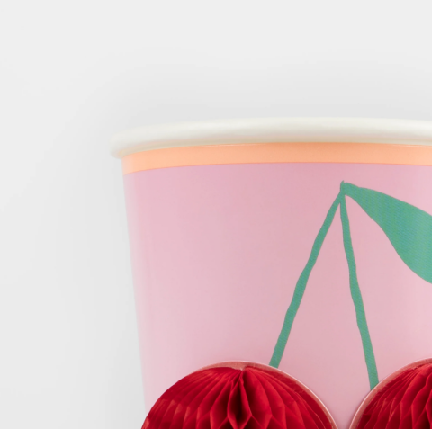 Meri Meri - Happy Icons Cups - Mutlu Yüzler Bardaklar (x8)