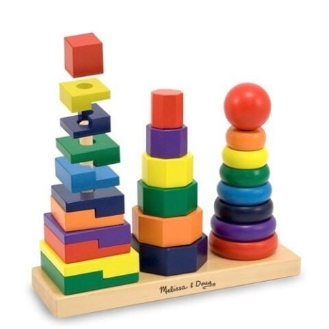 Melissa and Doug Ahşap Geometrik Kuleler