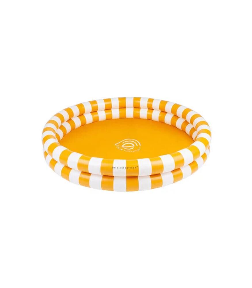 Swim Essentials Yellow Stripes Çocuk Şişme Oyun ve Yüzme Havuzu 100cm
