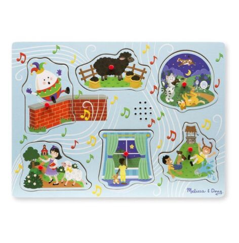 Melissa&Doug Ahşap Sesli Puzzle-İngilizce Çocuk Şarkıları 2