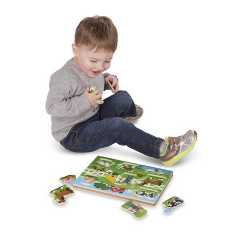 Melissa&Doug Ahşap Sesli Puzzle-İngilizce Çocuk Şarkıları 2