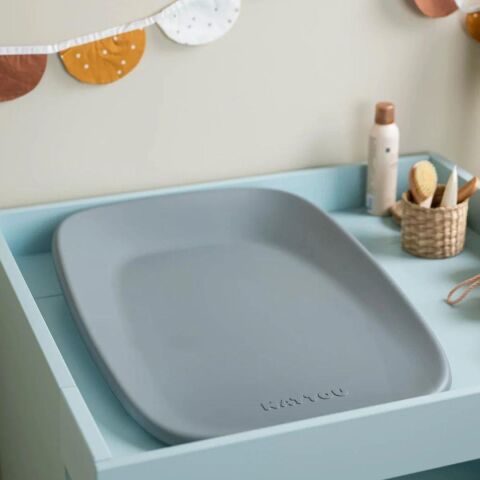 Nattou Softy Alt Değiştirme Minderi 70x50 Cm - Gri