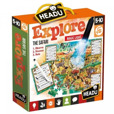 Headu Explore The Safari Puzzle Safariyi Keşfet Yapbozu (5+ Yaş)