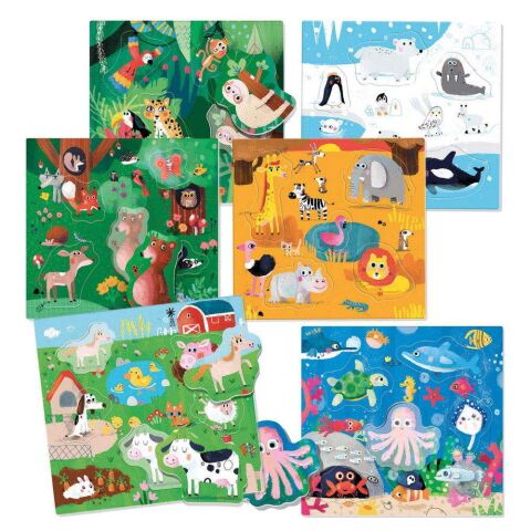 Headu Animal Lotto Montessori Tombala Oyunu (2-5 Yaş Yapbozu)