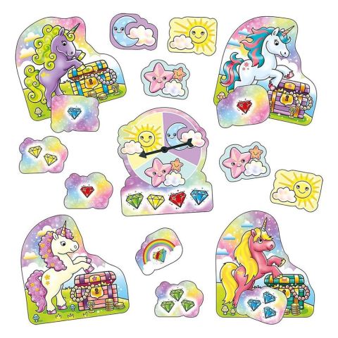 Orchard Toys Unicorn Jewels 3-7 Yaş Eğlenceli Mini Grup Oyunu