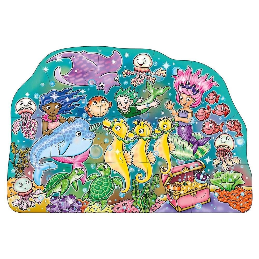 Orchard Toys Mermaid Fun Puzzle & Poster 2+Yaş 15 Parçalı Yapboz