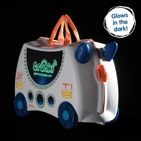 Trunki Çocuk Bavulu - Uzay Gemisi Skye (Karanlıkta Parlar)