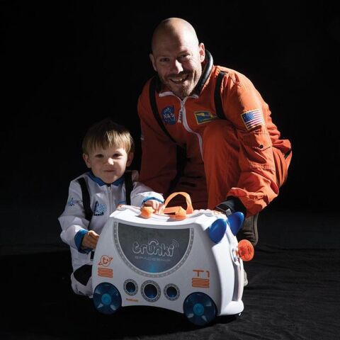 Trunki Çocuk Bavulu - Uzay Gemisi Skye (Karanlıkta Parlar)