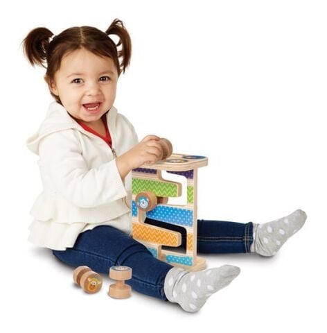 Melissa&Doug Ahşap Safari Zig-Zag Kule