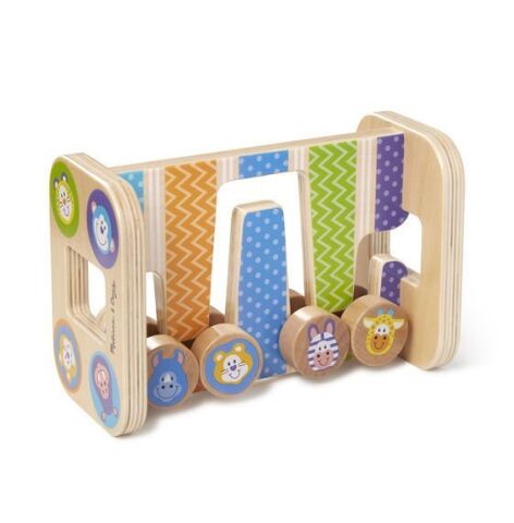 Melissa&Doug Ahşap Safari Zig-Zag Kule
