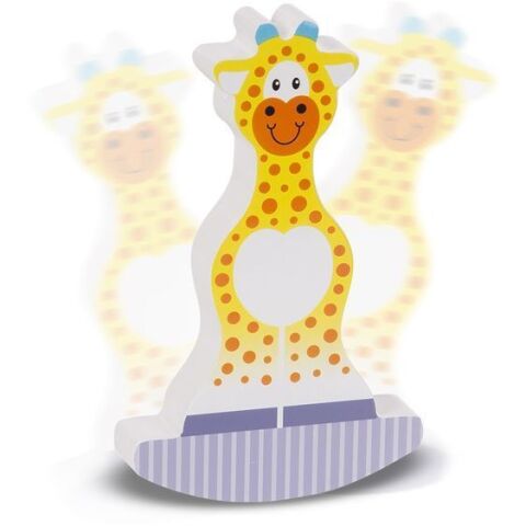 Melissa&Doug Ahşap Sallanan Tombul Puzzle - Safari Yapboz