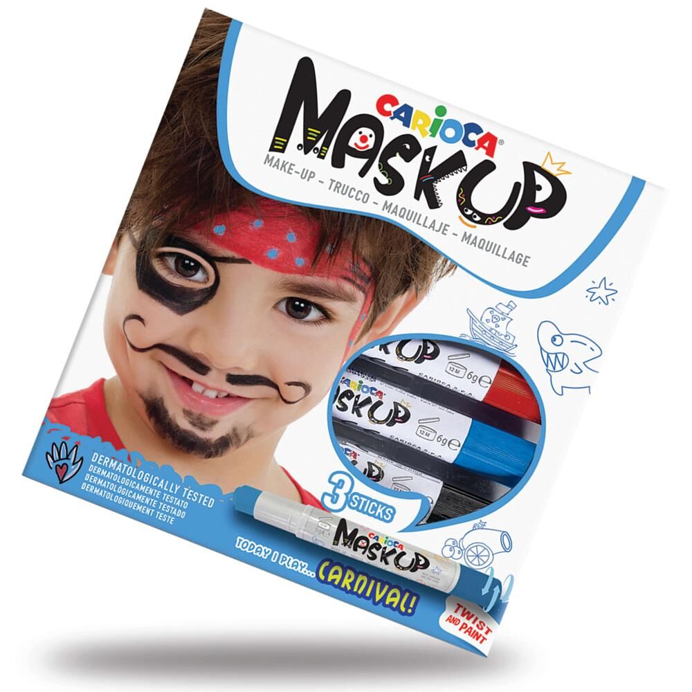 Carioca Mask Up Yüz Boyası - Karnaval (3 Renk)