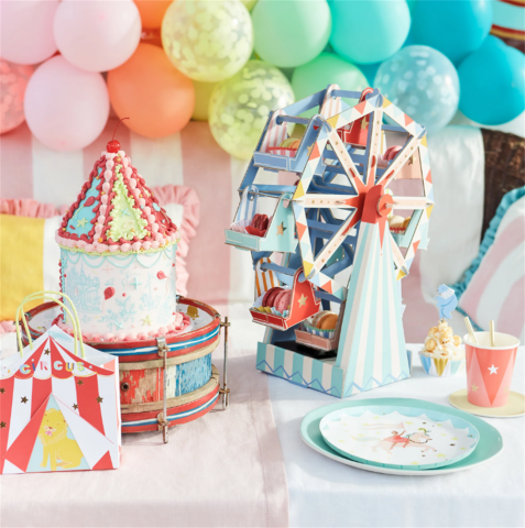 Meri Meri - Circus Cups - Sirk Bardaklar (X8)