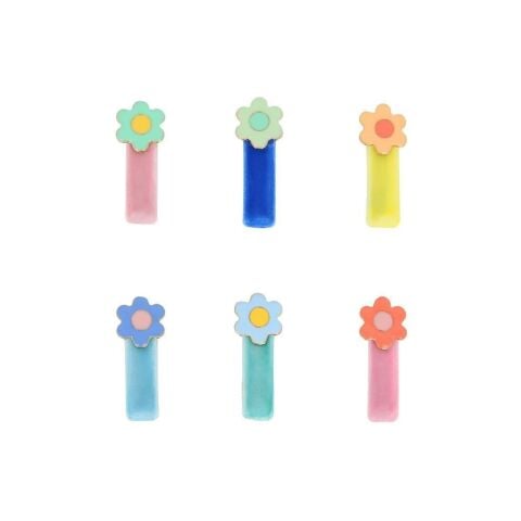 Meri Meri - Papatya Tokalar - 6 Adet