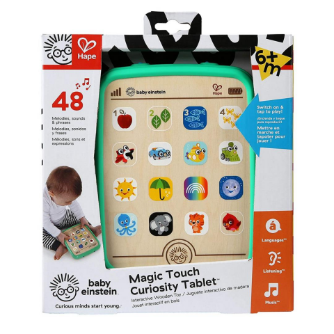 Hape Magic Touch Curiosity Tablet - Dokunmatik Ahşap Tablet