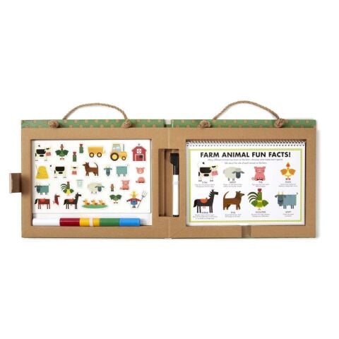 Melissa&Doug Oyna, Çiz, Yarat - Çiftlik / Reusable Drawing Kit