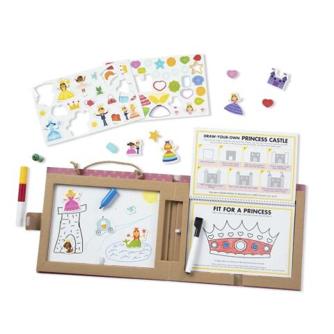 Melissa&Doug Oyna, Çiz, Yarat - Prenses / Reusable Drawing Kit