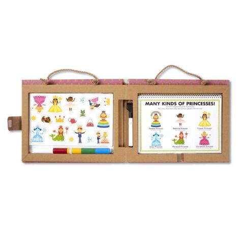 Melissa&Doug Oyna, Çiz, Yarat - Prenses / Reusable Drawing Kit