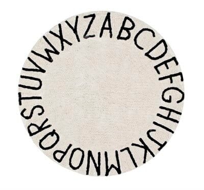 Round ABC Natural-Siyah