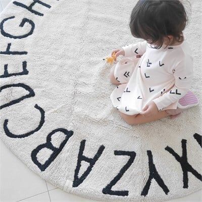 Round ABC Natural-Siyah