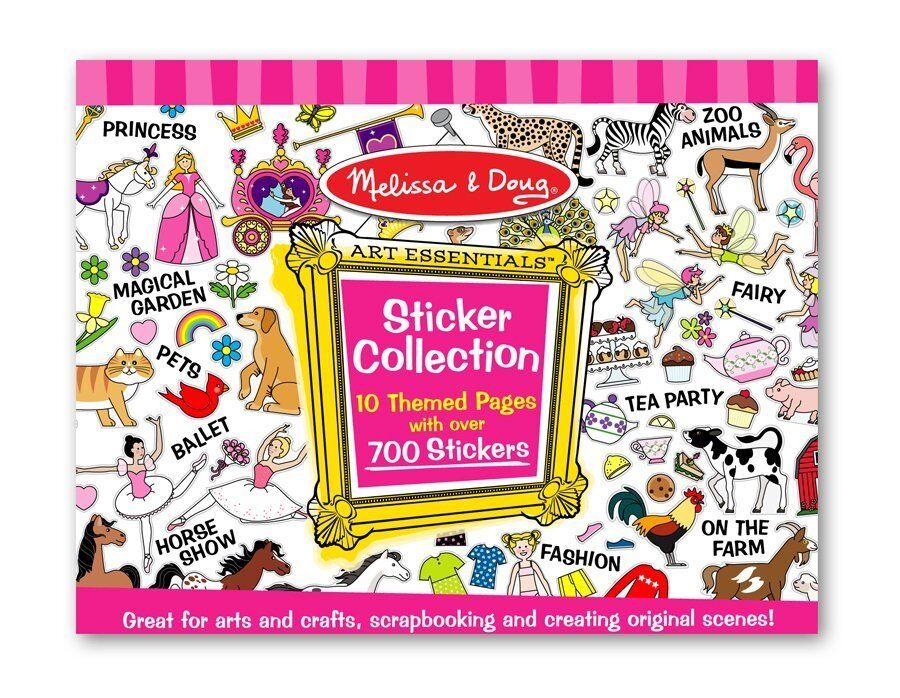 Melissa&Doug Çıkartma Koleksiyonu - Pembe