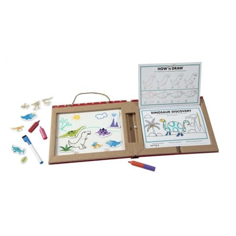 Melissa&Doug Oyna, Çiz, Yarat - Dinozorlar / Reusable Drawing Kit
