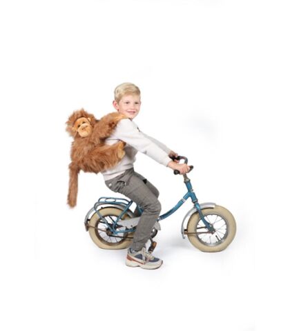 Wild & Soft Figürlü Peluş Sırt Çantası - Maymun