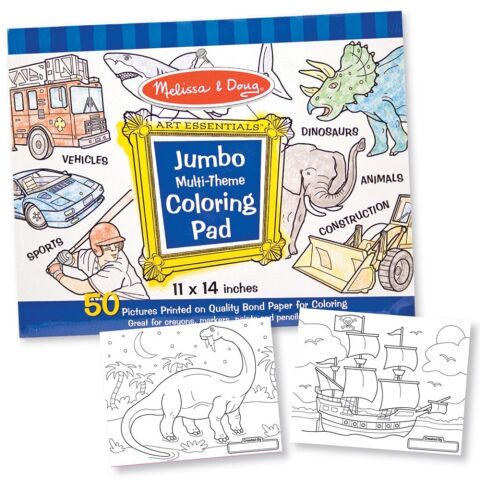 Melissa&Doug Dev Boyama Kitabı - Mavi