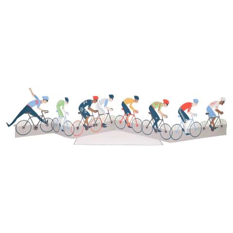 Meri Meri - Cycling Birthday Card - Bisiklet Tebrik Kartı