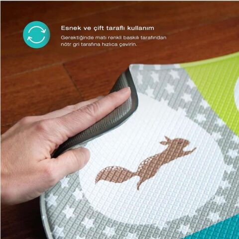 Bblüv Mülti Oyun Halısı Hayvanlar 140*100*1 cm