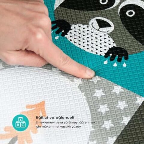 Bblüv Mülti Oyun Halısı Hayvanlar 140*100*1 cm