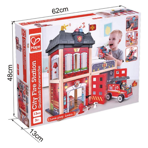 Hape Oyuncak Şehir İtfaiye İstasyonu / City Fire Station