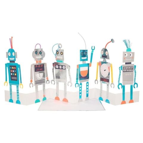 Meri Meri - Robot Card - Robot Tebrik Kartı