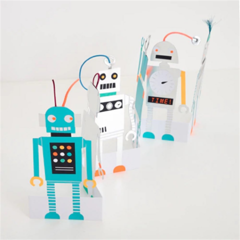 Meri Meri - Robot Card - Robot Tebrik Kartı