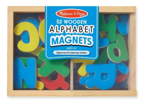 Melissa&Doug Ahşap Mıknatıslı Harfler - Wooden Alphabet Magnets