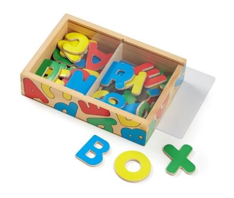 Melissa&Doug Ahşap Mıknatıslı Harfler - Wooden Alphabet Magnets