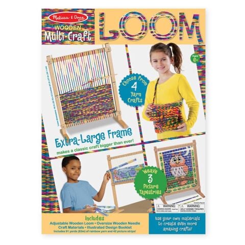Melissa and Doug Dokuma Tezgahı Seti / Multi-Craft Weaving Loom