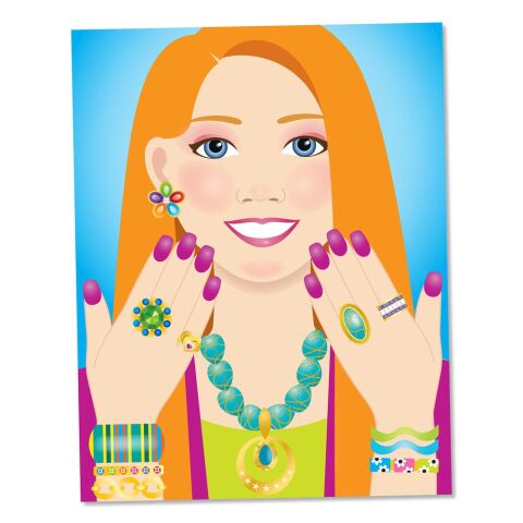 Melissa&Doug Çıkartma Kitabı - Takılar & Ojeler - Stickers Pad