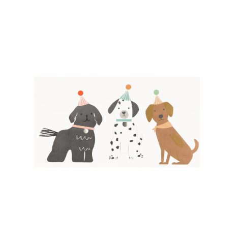 Meri Meri - Puppy Tattoos - Yavru Köpek Geçici Dövmeler (x2)