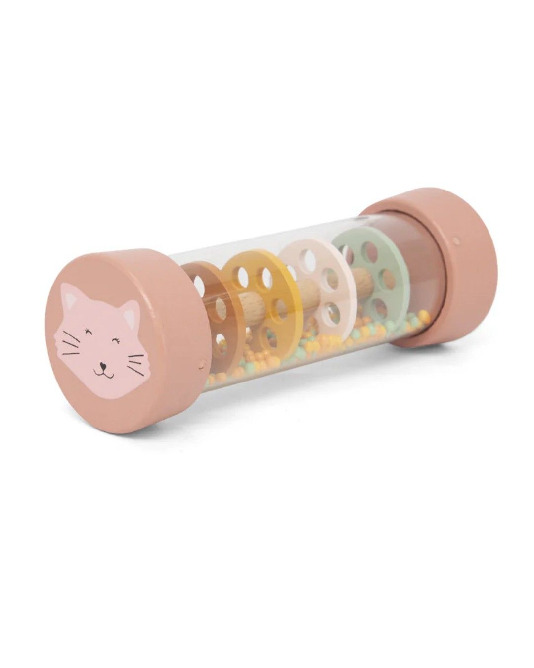 Trixie Mrs. Cat Ahşap Rain Stick – Bebekler İçin Duyusal Oyuncak