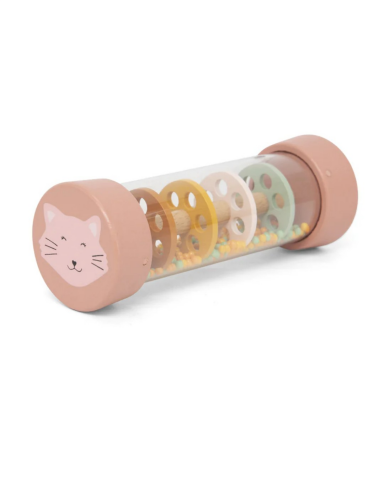 Trixie Mrs. Cat Ahşap Rain Stick – Bebekler İçin Duyusal Oyuncak