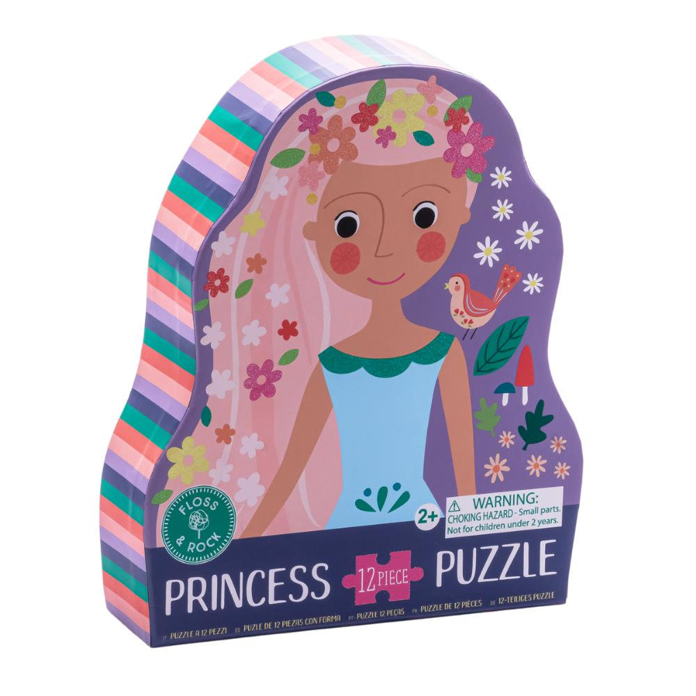 Floss & Rock 12 Parça Şekilli Kutulu Yap-Boz / Fairy Tale