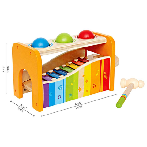Hape Müzikal Set / Pound and Tap Bench