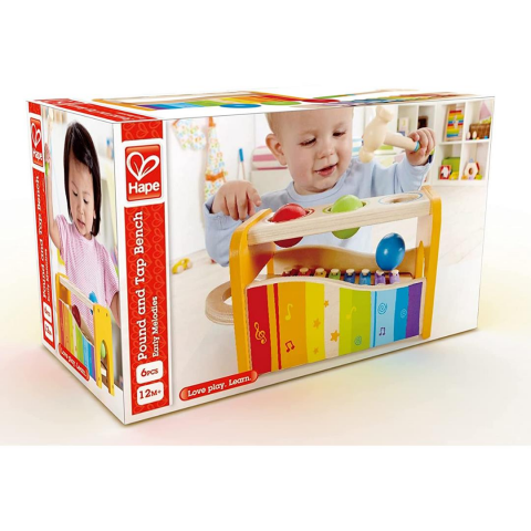 Hape Müzikal Set / Pound and Tap Bench