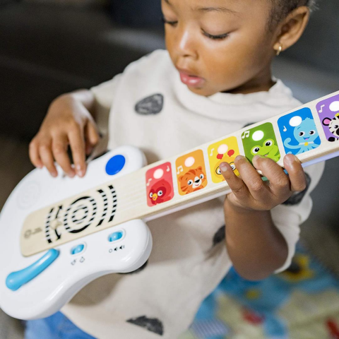 Hape Strum Along Songs Magic Touch Guitar - Dokunmatik Ahşap Gitar