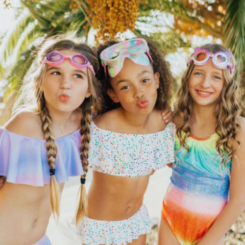 Bling2o Rock Glitter Pink Star Pembe Yıldız Çocuk Deniz Gözlüğü