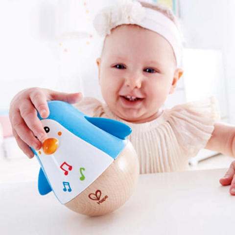 Hape Müzikli Hacıyatmaz Penguen / Penguin Musical Wobbler