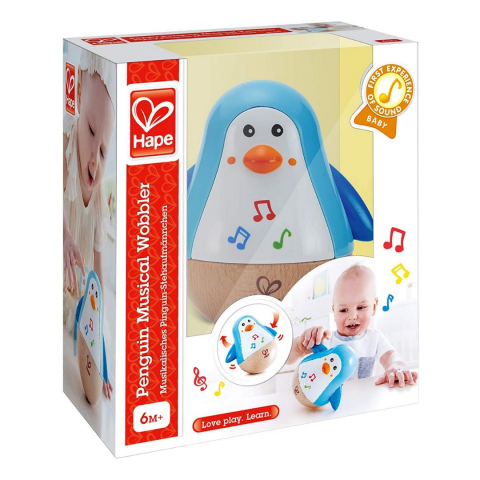 Hape Müzikli Hacıyatmaz Penguen / Penguin Musical Wobbler