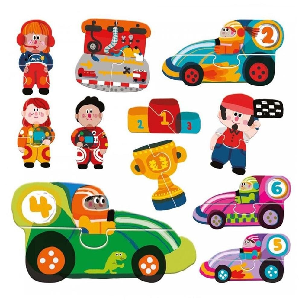 Headu Touch 2 Pieces Puzzles Grand Prix - 2 Parçalı Yapboz